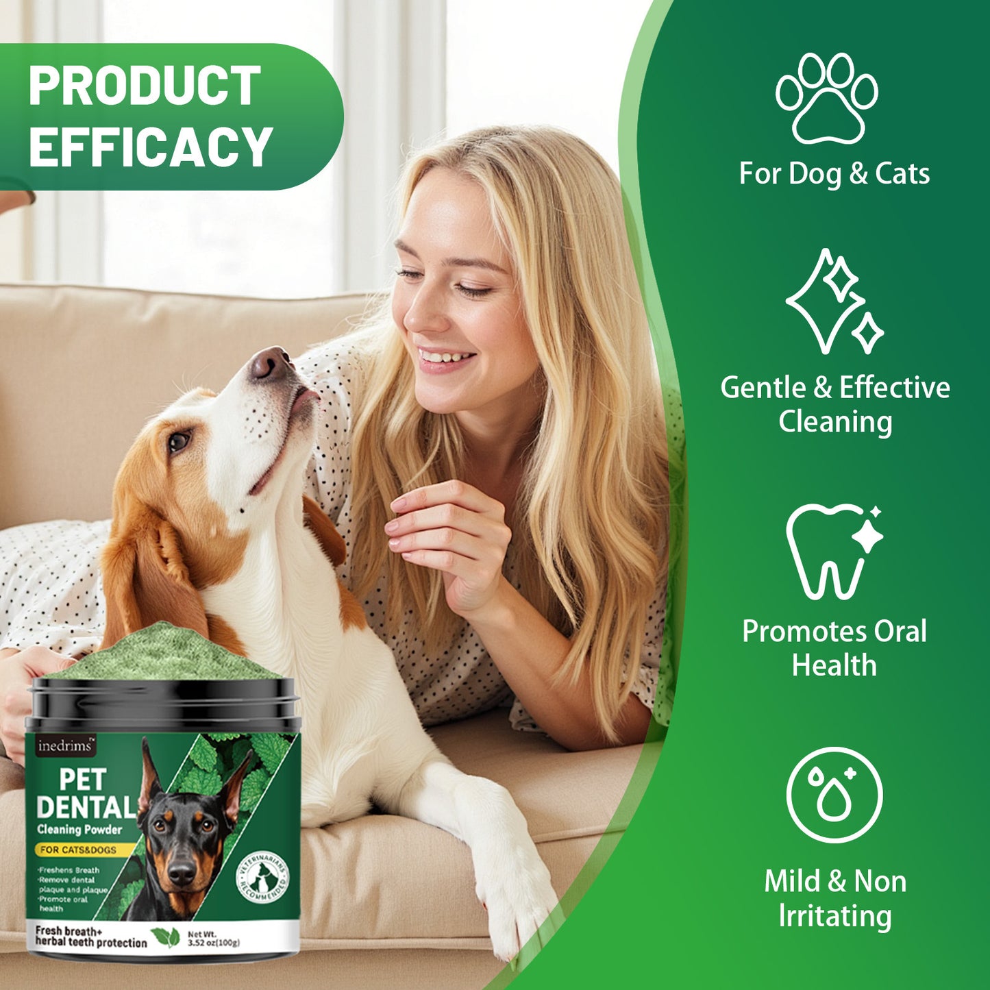 Dog Dental Powder – Fix Bad Breath Without Brushing